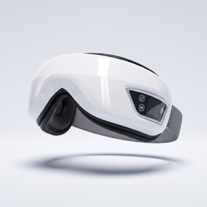HushHalo white foldable warm-air eye massager
