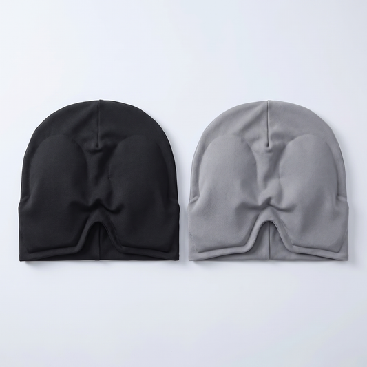 FrostVeil cooling blackout hood 2-pack in black and grey