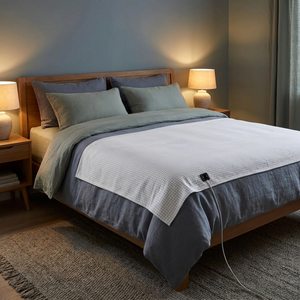 StillGrid laid across the foot of any mattress - no fitted sizing