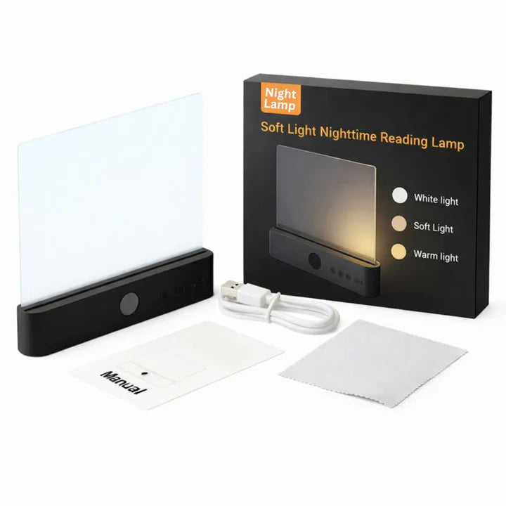 Night Reading Lamp with Soft, Eye-Comforting Light