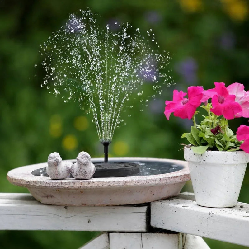 Sunny Garden Fountain Delight