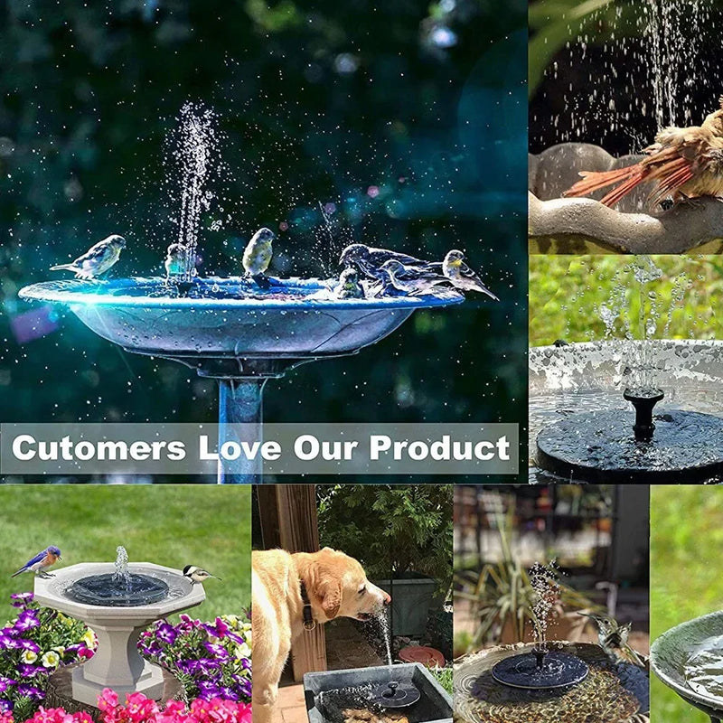 Sunny Garden Fountain Delight